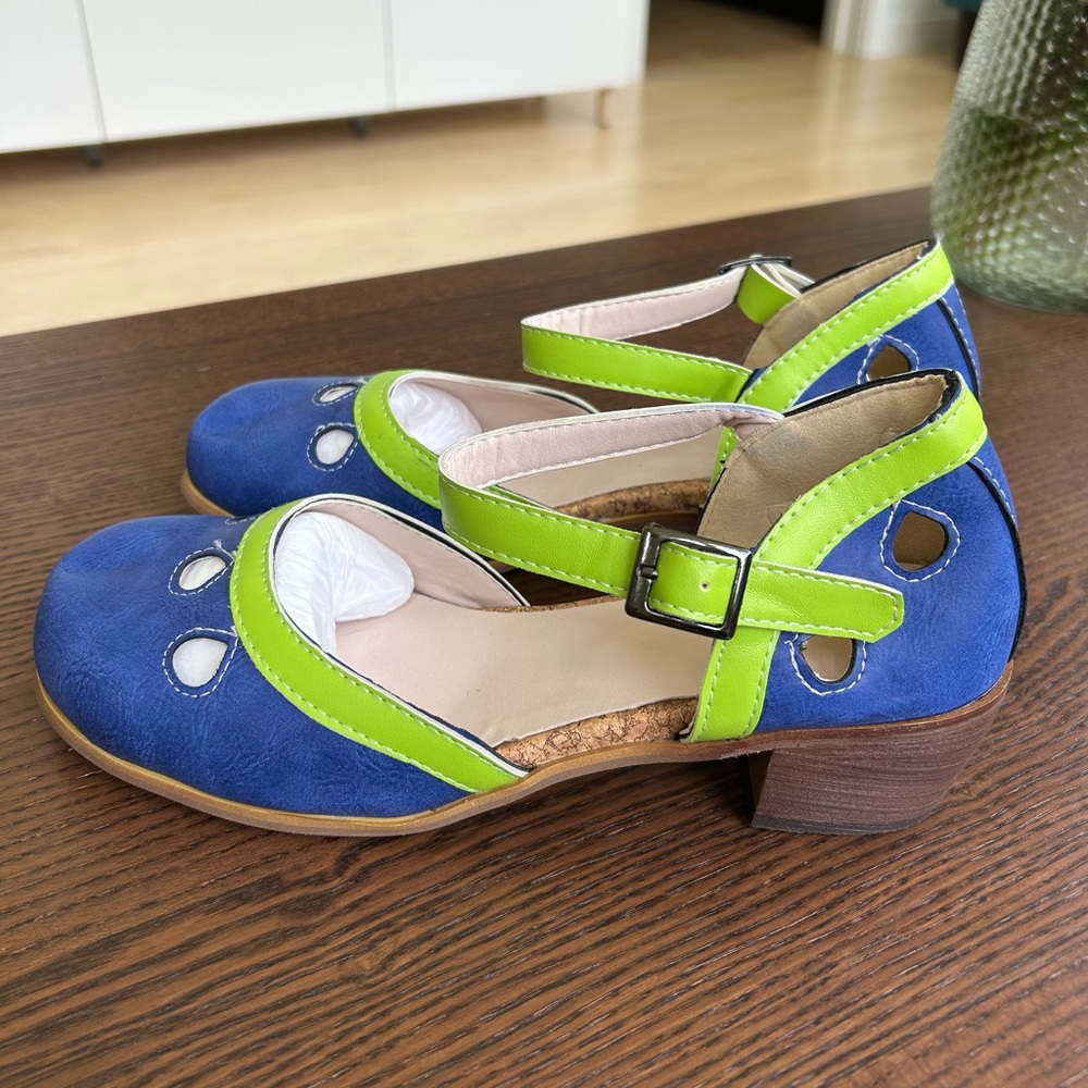 Adorable 2-color Mary Jane’s imported from Portugal. Brand new.